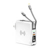 Power Bank 10000mAh With AC Plug 15W Fast Wireless Charging
