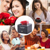 Soap Flower Rose Gift Box Elegant Infinity Jewelry Box for Girlfriend Wife Christmas Valentine's Day Anniversary Gift