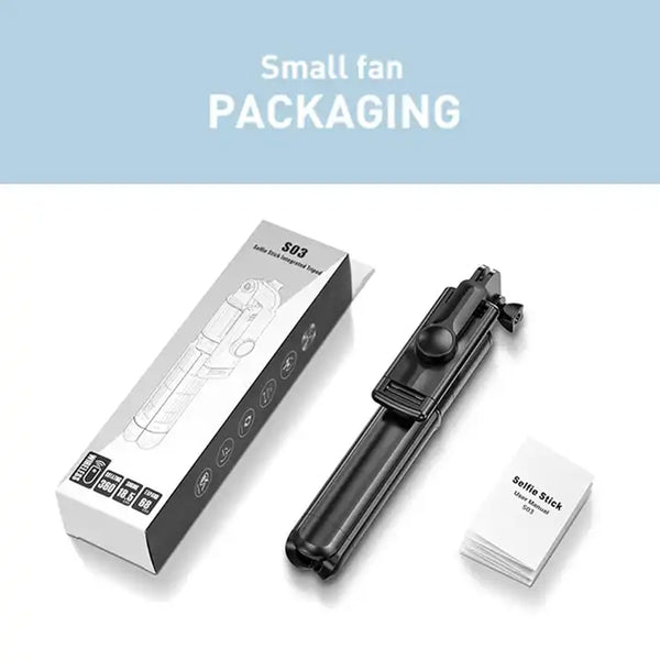 360Β° Rotation Selfie Stick Tripod with Wireless Remote for iPhone & Android Phone