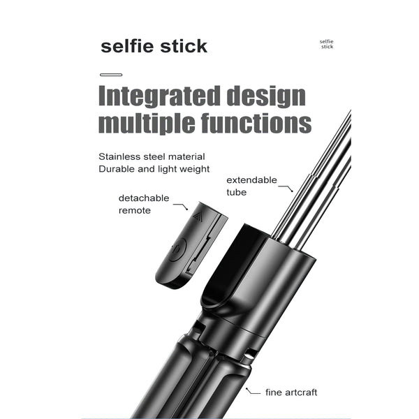360Β° Rotation Selfie Stick Tripod with Wireless Remote for iPhone & Android Phone