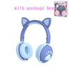 Glowing Cute LED Cat Ear Bluetooth Headphoneswith Mic