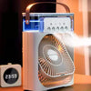 LED Night Light Water Mist Fun 3 In 1 Air Cooler Humidifie For Home