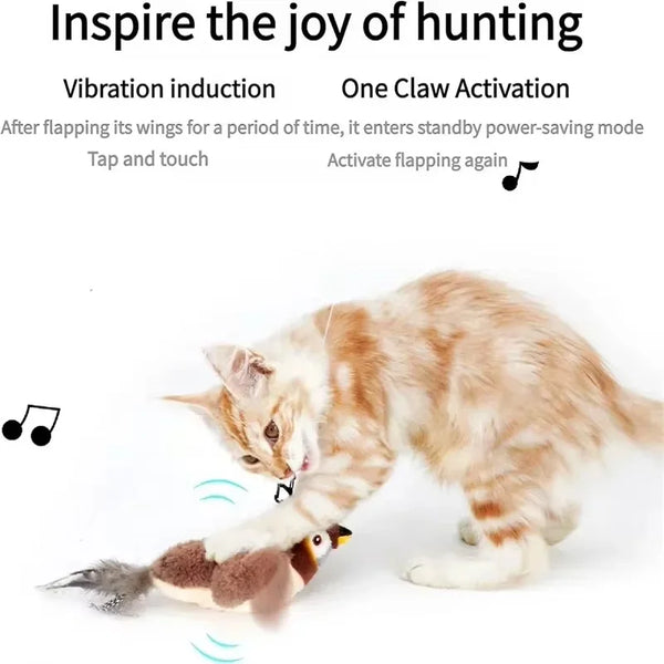 Flappy Bird Cat Chase Toy